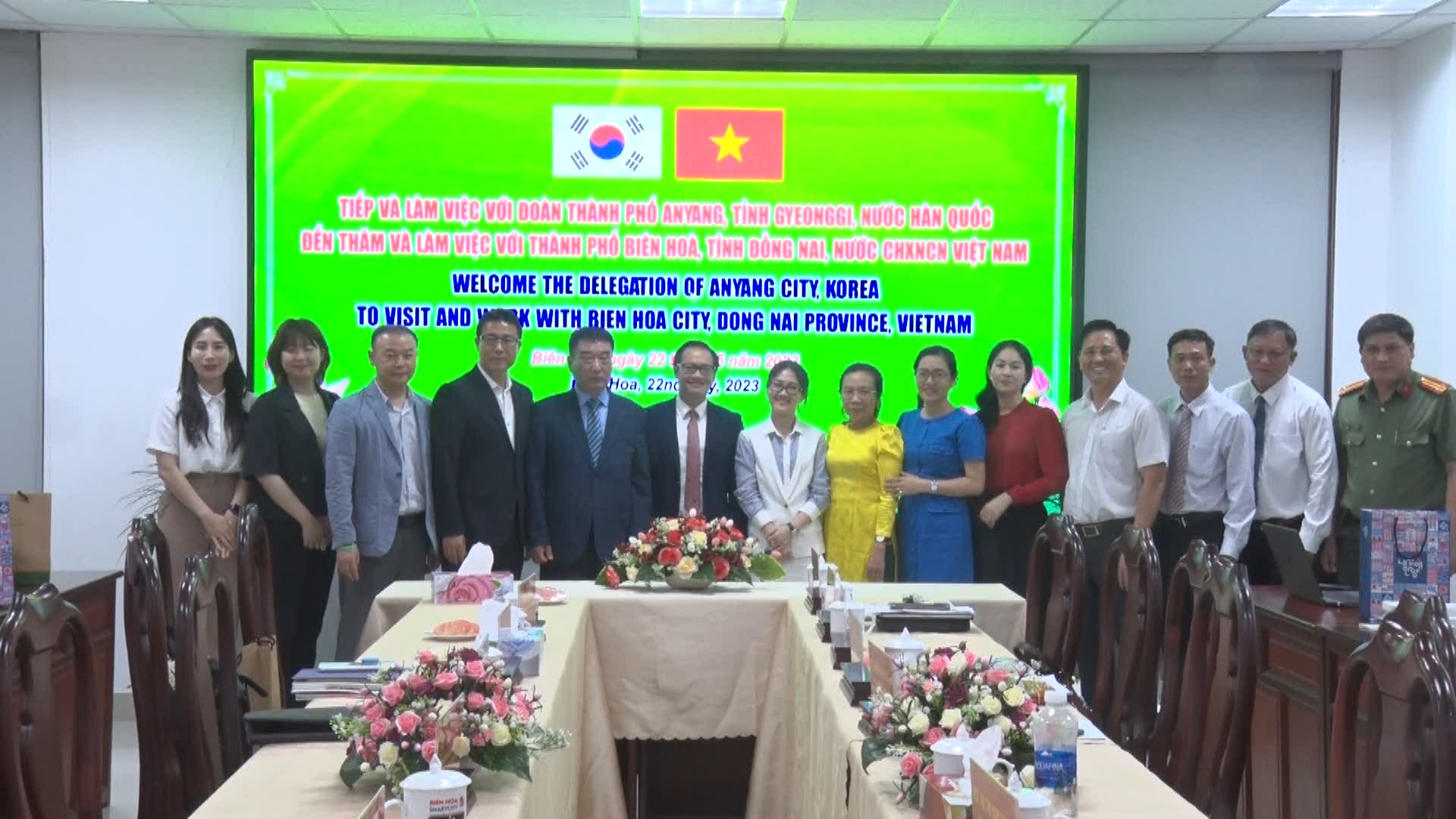 Thành phố Biên Hòa và thành phố Anyang tăng cường trao đổi hợp tác