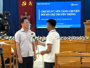 UBND PHƯỜNG BIÊN HÒA TRIỂN KHAI THÍ ĐIỂM MÔ HÌNH “CHỢ SỐ...